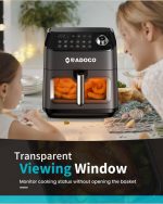 RADOCO RD-1012W Air Fryer 7.3QT Large Capacity With Wifi Smart Control - تصویر 3