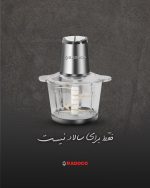 خردکن شش تیغه تیتانیومی رادوکو RADOCO RD-2010T - تصویر 4